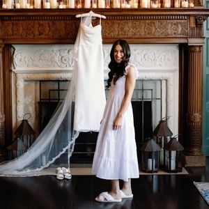 Hill House white nap dress XS. Worn once